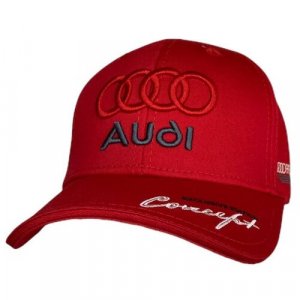 Бейсболка бини Ауди кепка, размер 55-58, красный Audi. Цвет: красный