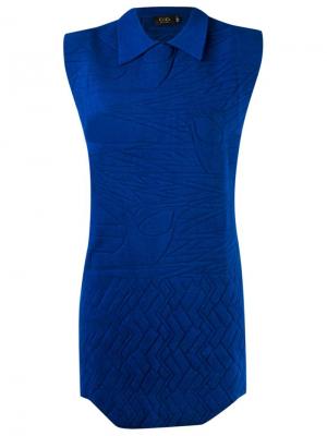Short knit dress Gig. Цвет: синий