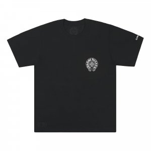 Футболка с карманами и логотипом Horseshoe, цвет Черный Chrome Hearts