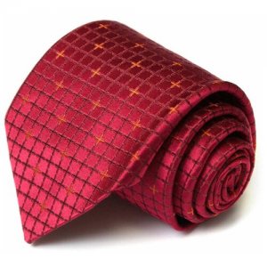 Шелковый галстук с бордовым оттенком 58934 Celine. Цвет: красный