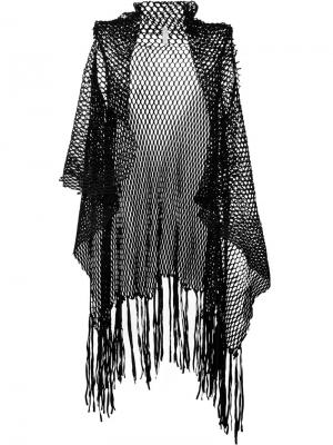 Irregular honeycomb lace waistcoat Cutuli Cult. Цвет: чёрный