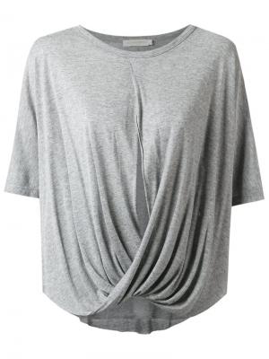 Wrap T-shirt Giuliana Romanno. Цвет: серый