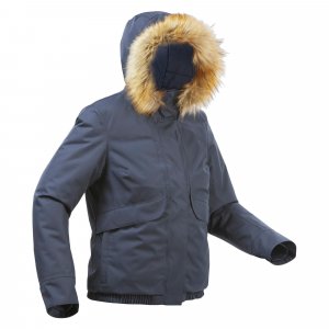 Водонепроницаемая зимняя походная куртка Decathlon — Sh500 -8°C , темно-синий Quechua