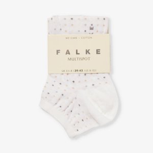 Носки из эластичного хлопка с завышенной талией в нескольких точках, белый Falke