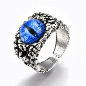 Кольцо , безразмерное, синий ForMyGirl. Цвет: синий