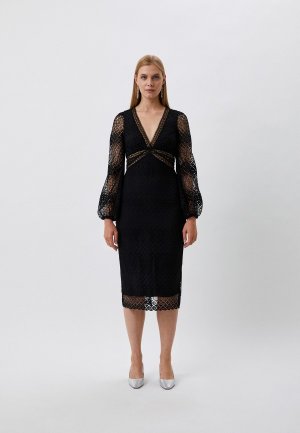 Платье ML Monique Lhuillier. Цвет: черный