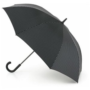 Fulton зонт трость G451-2162 BlackSteel (Черный с серым). Цвет: черный