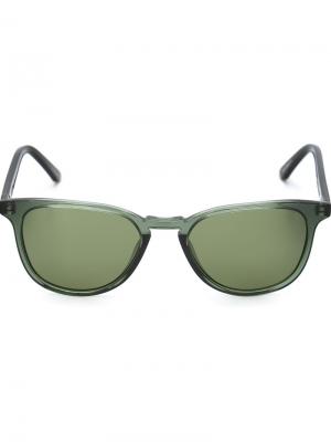Солнцезащитные очки Oliver Krewe Du Optic. Цвет: зелёный