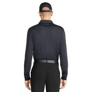 Мужская рубашка-поло для гольфа с длинными рукавами IZOD, черный Izod