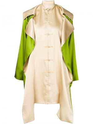 Пальто в стиле кимоно Jean Paul Gaultier Vintage. Цвет: телесный