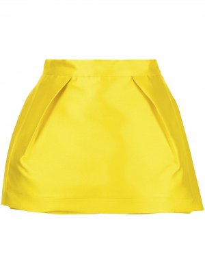 Структурированная юбка-шорты Mikado Isabel Sanchis. Цвет: желтый