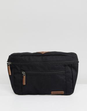 Черная сумка-кошелек на пояс Columbia. Цвет: черный