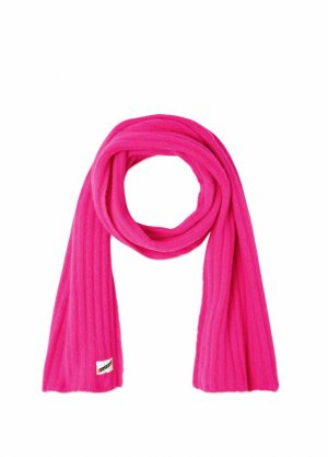 Текстурированный женский шарф в розовую полоску American Vintage