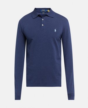 Рубашка-поло с длинными рукавами , темно-синий Polo Ralph Lauren