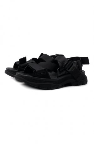 Текстильные сандалии Alexander McQueen. Цвет: чёрный