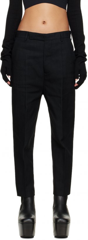 Черные укороченные брюки Astaires Rick Owens