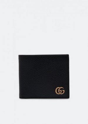 Кошелек GUCCI GG Marmont leather coin wallet, черный
