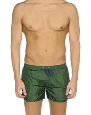 Пляжные брюки и шорты OBVIOUS BASIC. Цвет: зеленый