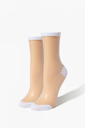 Прозрачные носки для экипажа , белый Forever 21