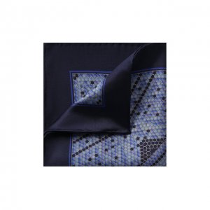 Шелковый платок Zilli. Цвет: синий