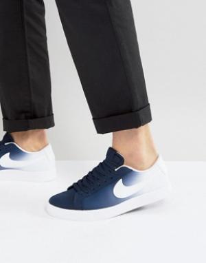 Темно-синие кроссовки Blazer Vapor 902663-411 Nike SB. Цвет: темно-синий