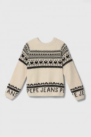 Детский свитер , бежевый Pepe Jeans