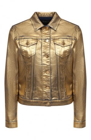 Джинсовая куртка Tom Ford. Цвет: золотой