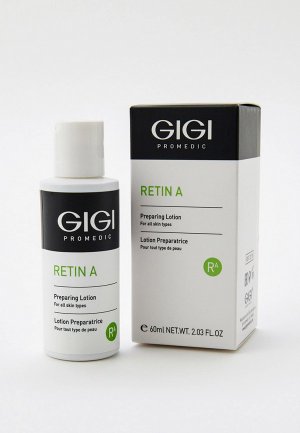 Лосьон для лица Gigi биостимулирующий, Retin A Preparing Lotion, 60 мл. Цвет: прозрачный