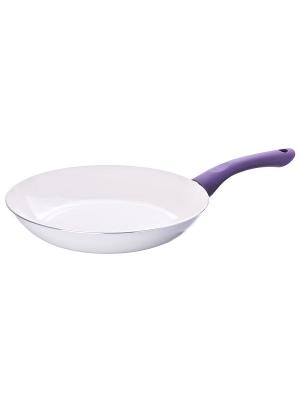 Сковорода с керамическим покрытием (газ/электро) D 26 см FRANK MOLLER. Цвет: фиолетовый