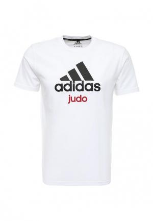 Футболка adidas Combat Community T-Shirt Judo. Цвет: белый
