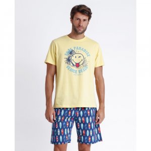 Пижама Surf Paradise, желтый Smiley