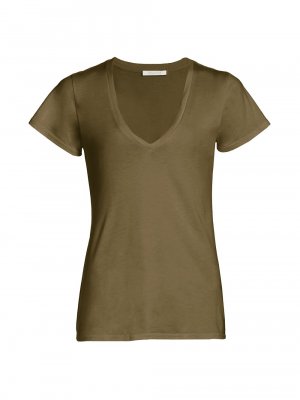 Кэрол футболка с v-образным вырезом , оливковый Nili Lotan