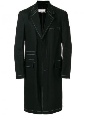 Однобортное пальто на пуговицах Maison Margiela
