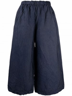 Укороченные брюки широкого кроя Daniela Gregis. Цвет: синий