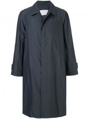 Однобортное пальто узкого кроя Blueflag + Kiminori Morishita