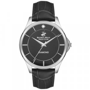 Наручные часы BP3240X.351, серебряный, черный Beverly Hills Polo Club. Цвет: серебристый/черный/черный-серебристый
