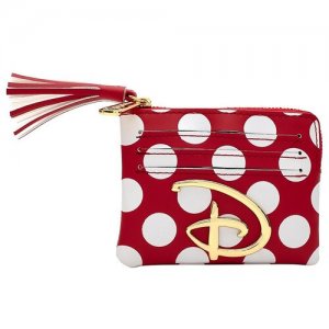 Кошелек LF: Disney: Red/Wht Pola Dot Disney Logo Cardholder WDWA1212 Funko