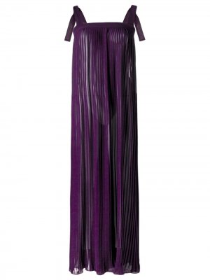Платье макси Adriana Degreas. Цвет: фиолетовый