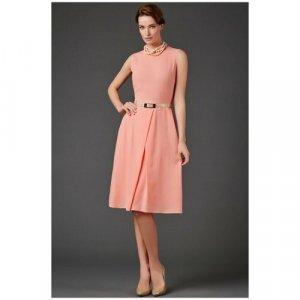 Платье , размер 44, розовый Арт-Деко. Цвет: розовый/коралловый