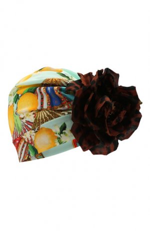 Шелковая чалма Dolce & Gabbana. Цвет: разноцветный