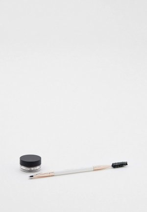 Набор для макияжа бровей Inglot Eye makeup set brow essentials (AMC liner gel 16, brush 200). Цвет: коричневый