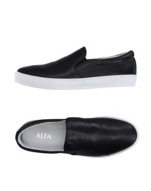 Низкие кеды и кроссовки ALFA. Цвет: черный