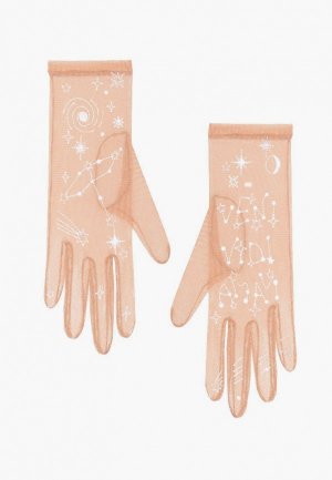 Перчатки Glove me Veni, Vidi, Amavi. Цвет: бежевый