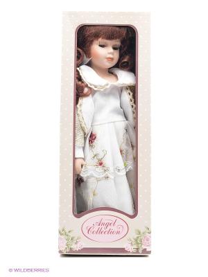 Кукла фарфор Фанни 12 дюймов Angel Collection. Цвет: белый