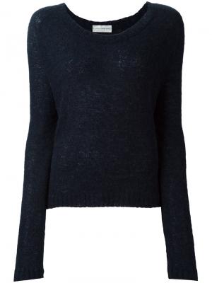 Пуловер с круглым вырезом Faith Connexion. Цвет: синий