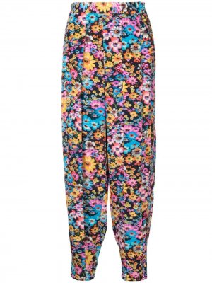 Зауженные брюки Christelle с цветочным принтом Stella McCartney. Цвет: синий