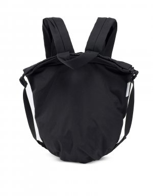 Черный гладкий раскладной рюкзак/сумка на плечо Tycho Smooth , Côte&Ciel