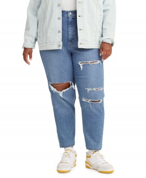 Модные женские джинсы Mom с высокой талией больших размеров Levi's Levi's