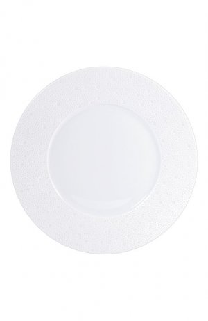 Тарелка обеденная Ecume White Bernardaud. Цвет: белый