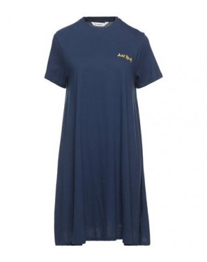 Короткое платье ELEVEN PARIS. Цвет: темно-синий